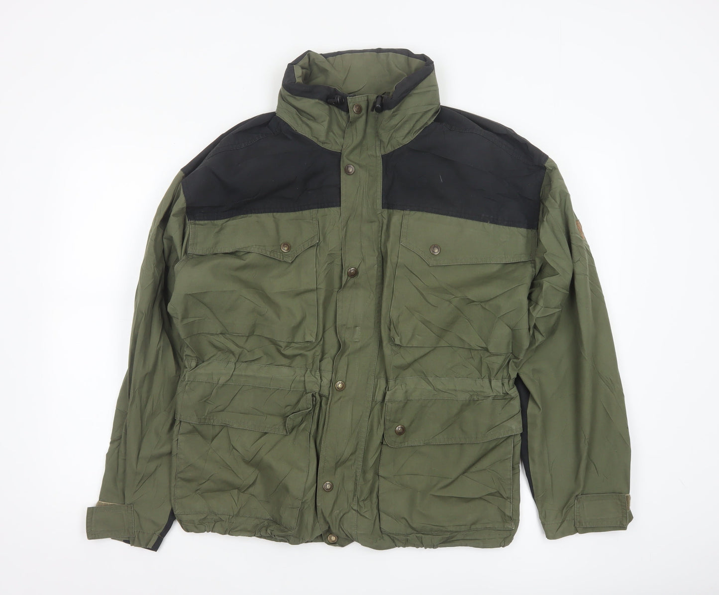 Fjällräven Women's Green XS Parka Jacket Windproof Outdoor Style