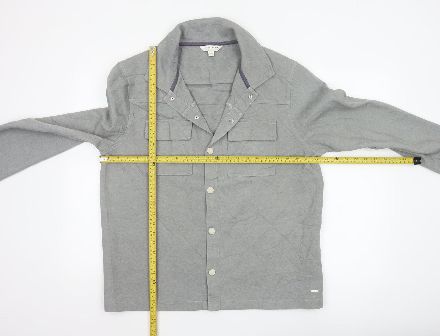 Marks and Spencer Autograph Men's Grey L Casual Lightweight Jacket