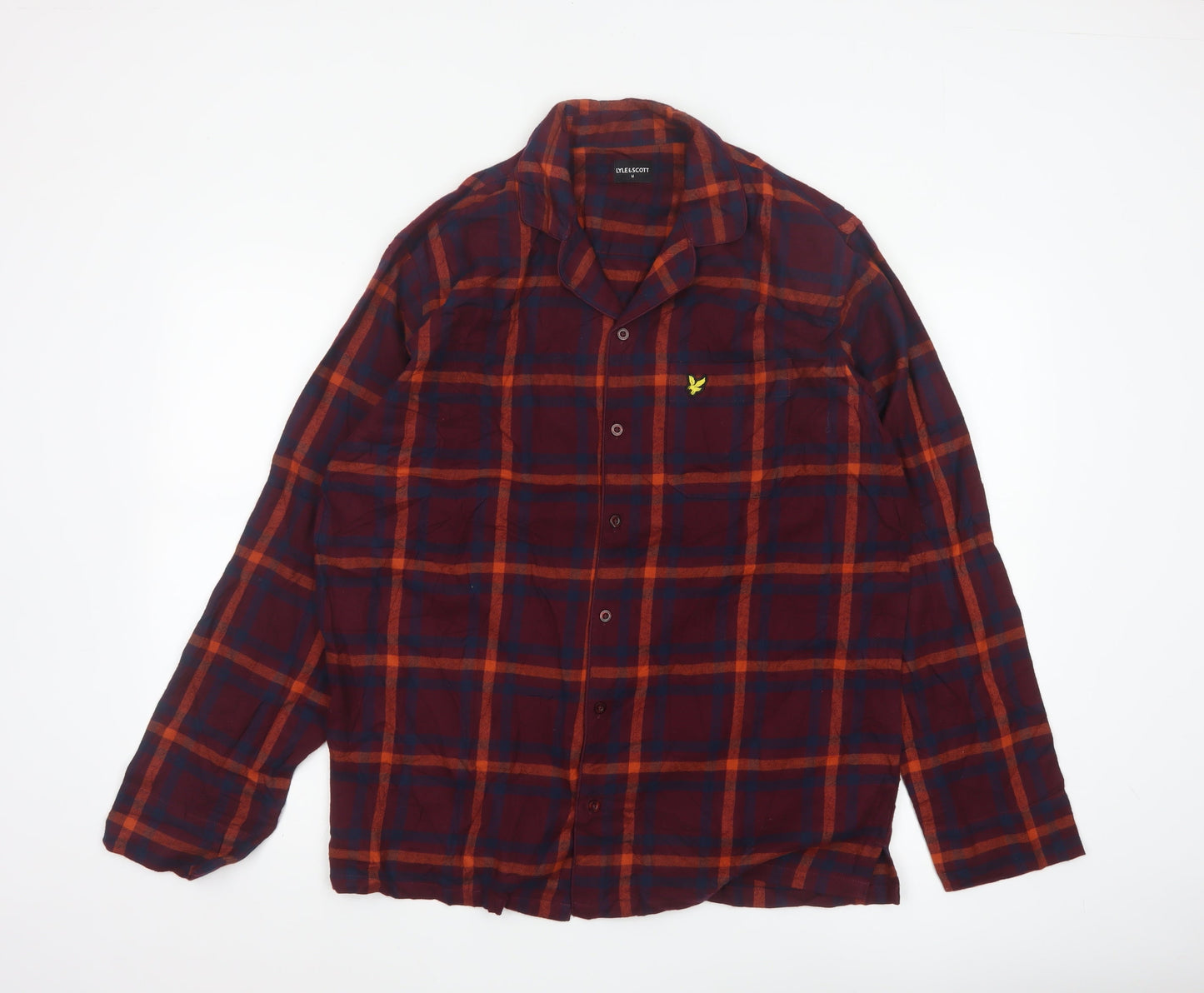 Lyle & Scott Men's Multicoloured Check Cotton Flannel Shirt M
