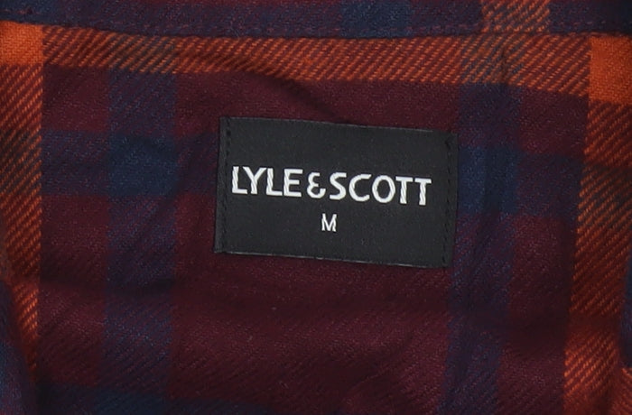 Lyle & Scott Men's Multicoloured Check Cotton Flannel Shirt M
