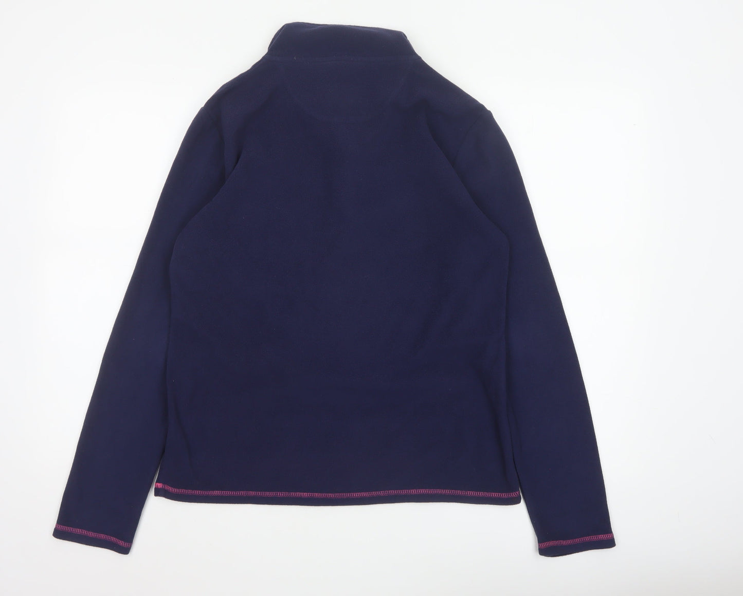 Peter Storm Women's Navy 1/2 Zip Fleece Pullover Size 12 Outdoor Warm Lined