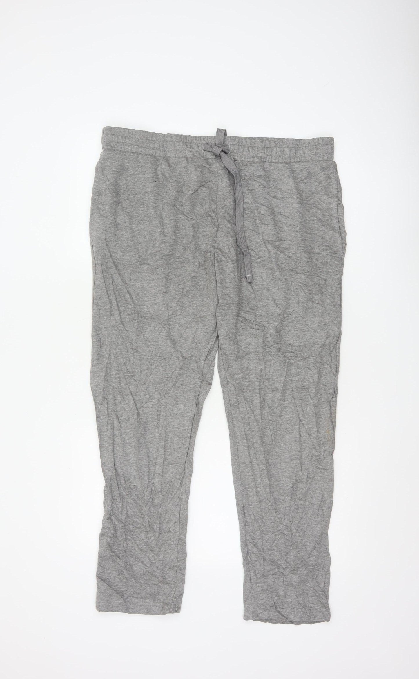 Marks and Spencer Mens Grey Regular Fit Jogger Trousers L