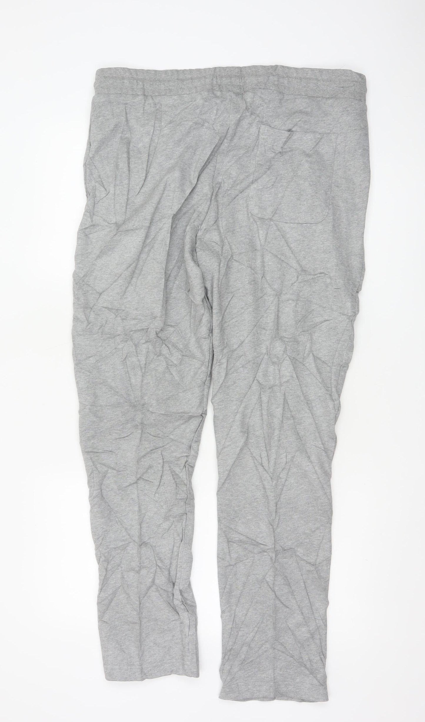 Marks and Spencer Men's Grey Regular Fit Sweatpants Size L