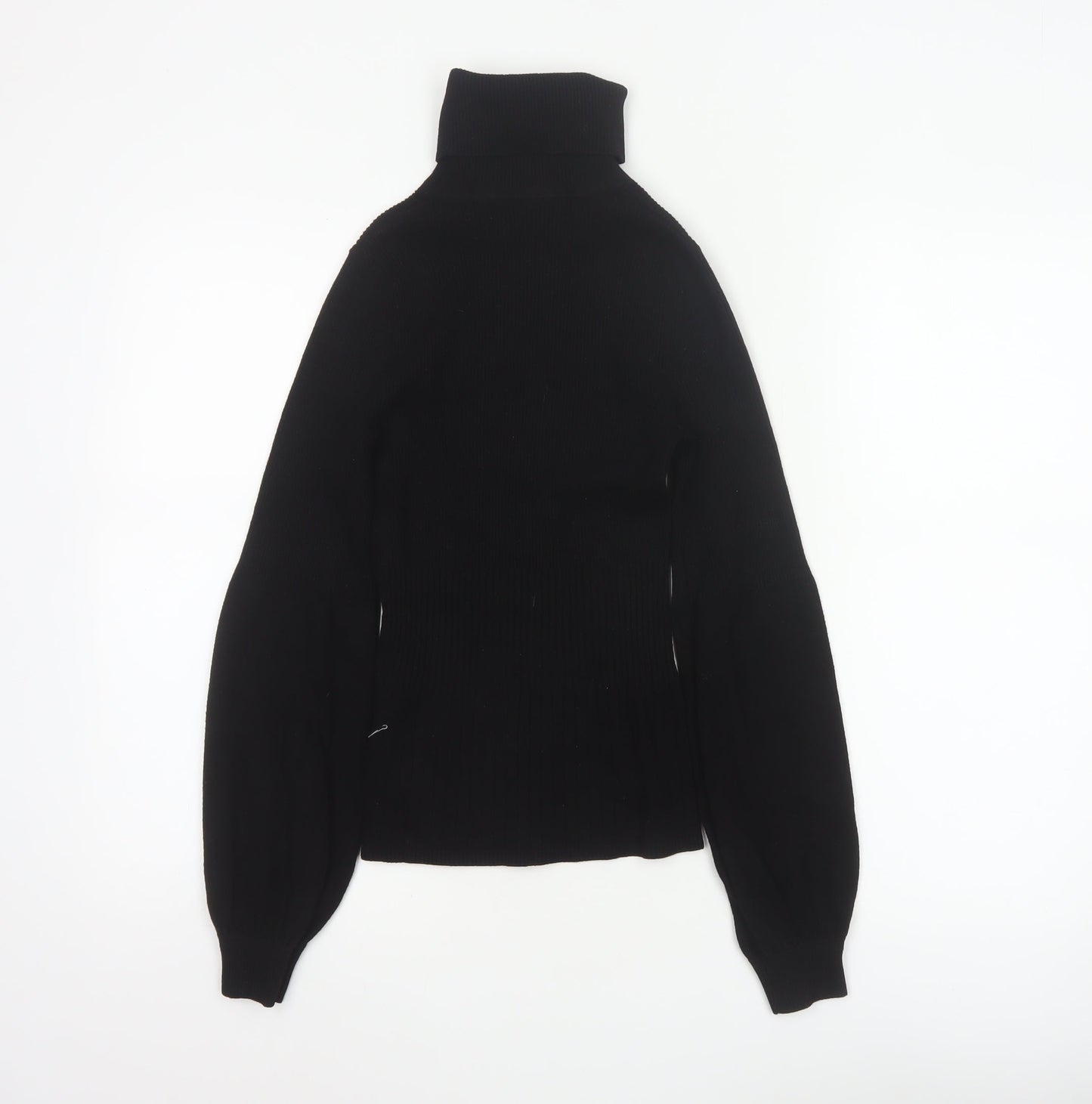 Karen Millen Women's Black Roll Neck Long Sleeve Slim Knit Jumper XS