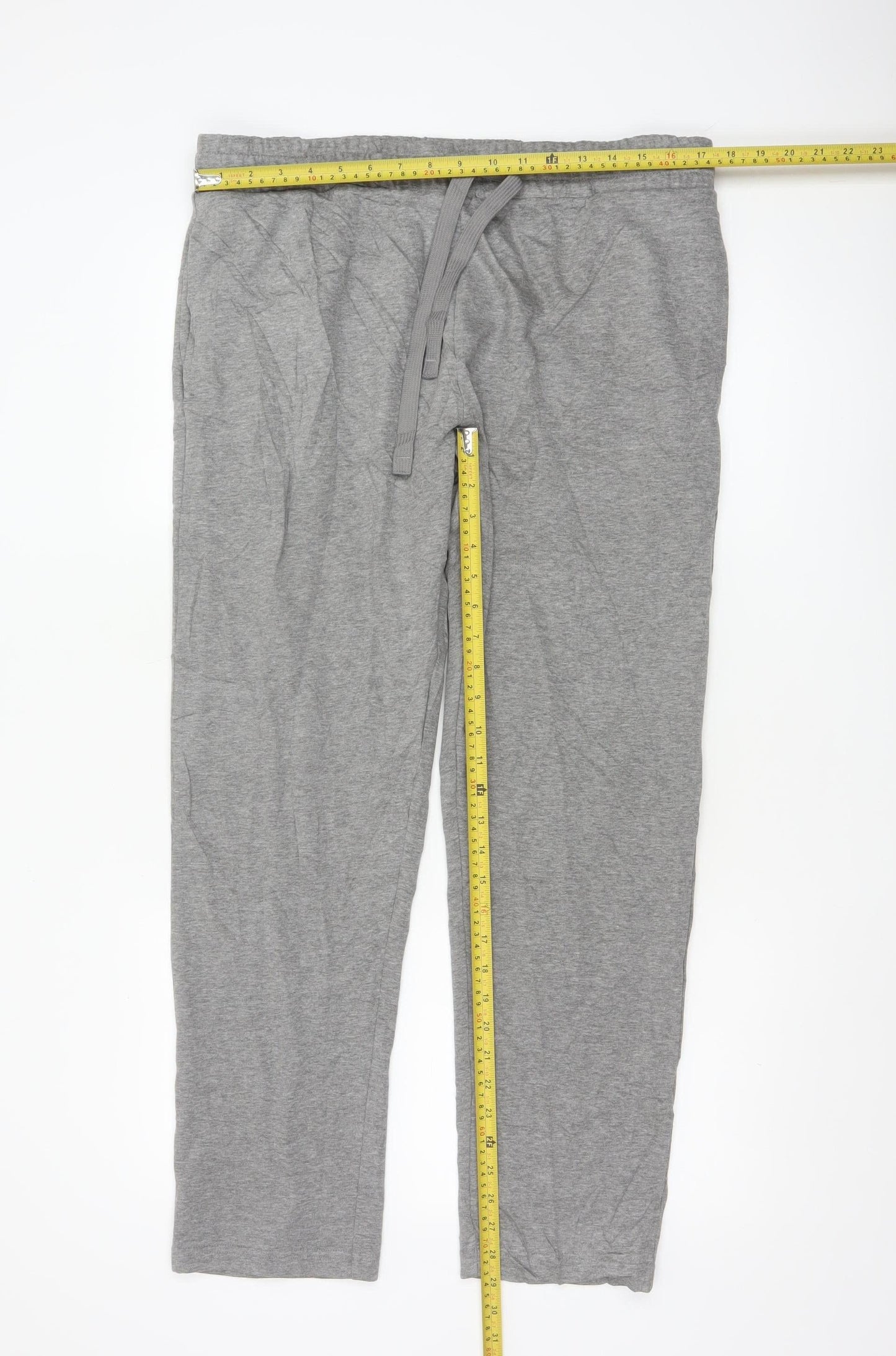 Marks and Spencer Mens Grey Jersey Sweatpants L Regular Fit