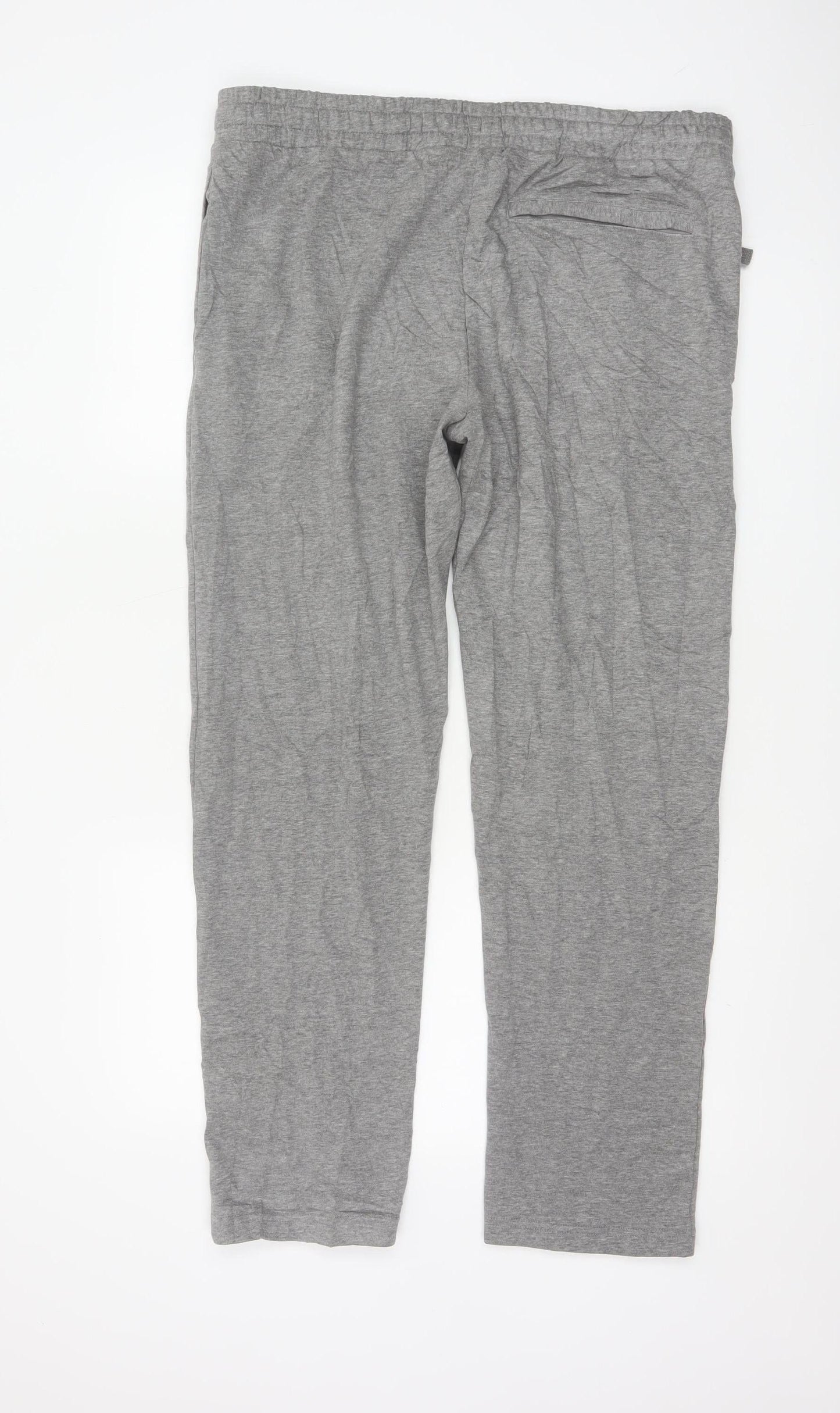 Marks and Spencer Mens Grey Jersey Sweatpants L Regular Fit