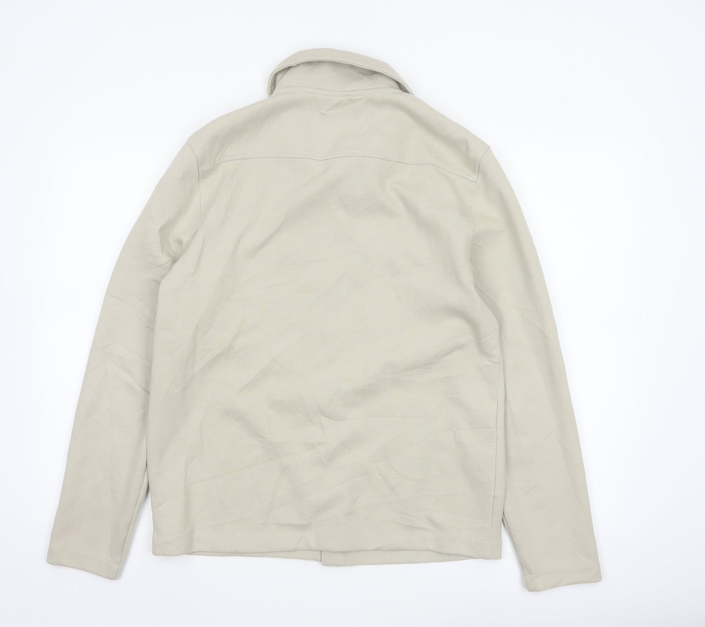 Marks and Spencer Autograph Men's Beige Twill Button Jacket Size S