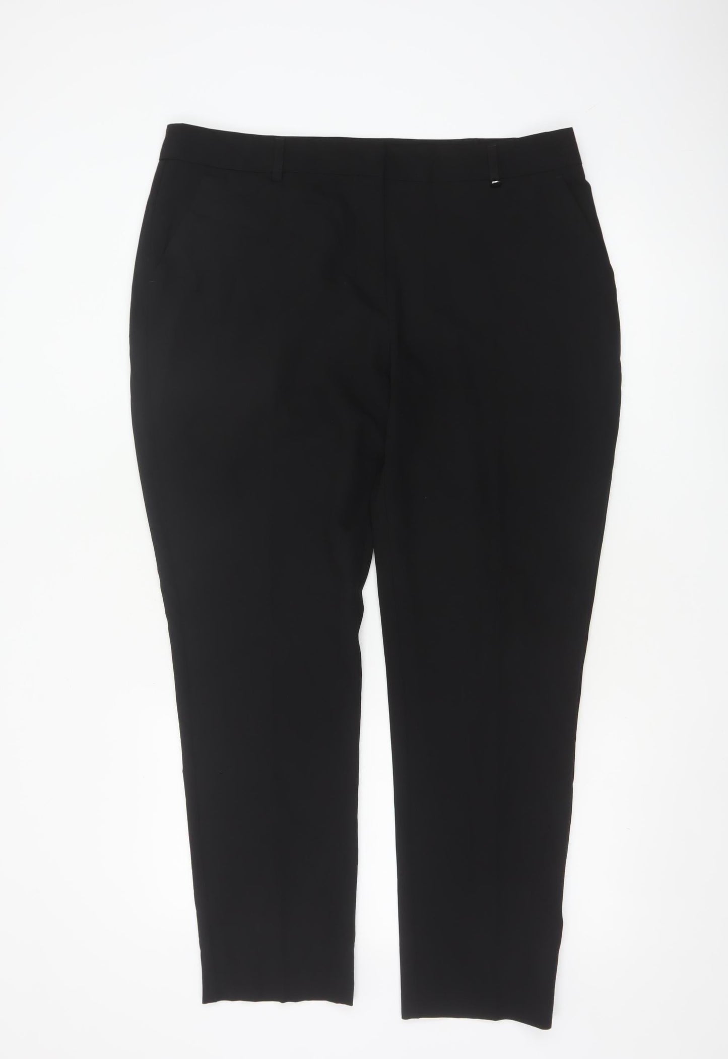 Dorothy Perkins Women's Black Size 16 Stretch Formal Trousers