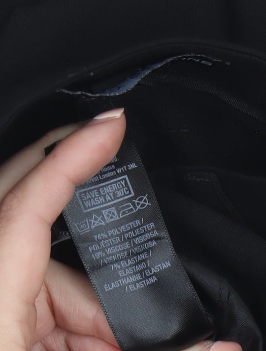 Dorothy Perkins Women's Black Size 16 Stretch Formal Trousers