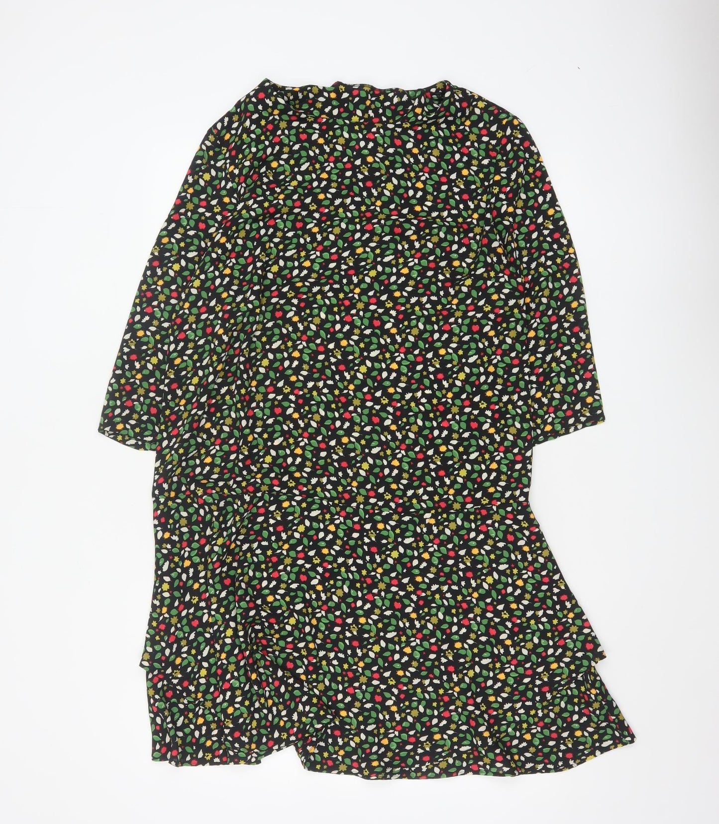 Next Women’s Multicoloured Floral Fit & Flare Dress Size 14