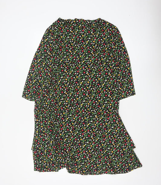 Next Women’s Multicoloured Floral Fit & Flare Dress Size 14