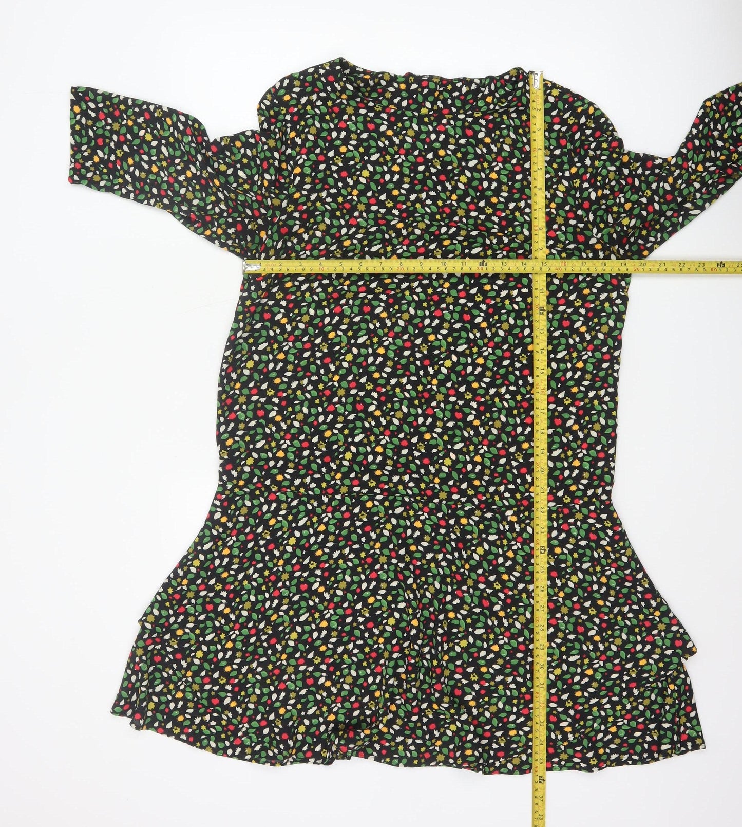Next Women’s Multicoloured Floral Fit & Flare Dress Size 14