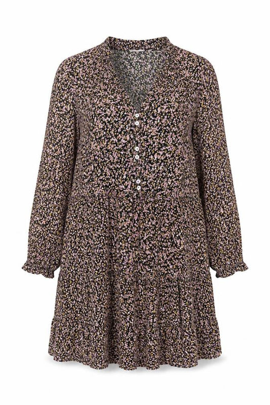 Fat Face Women's Multicoloured Floral A-Line Mini Dress Size 14