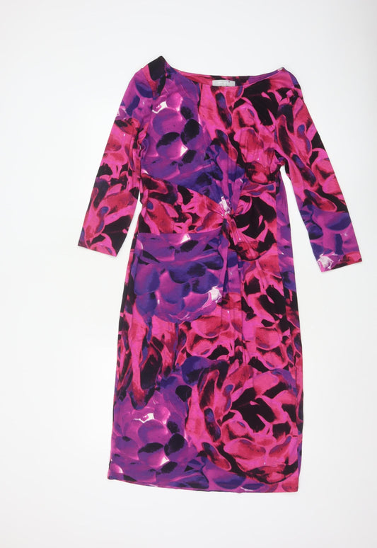 Marks and Spencer Per Una Women’s Multicoloured Size 10 Bodycon Dress
