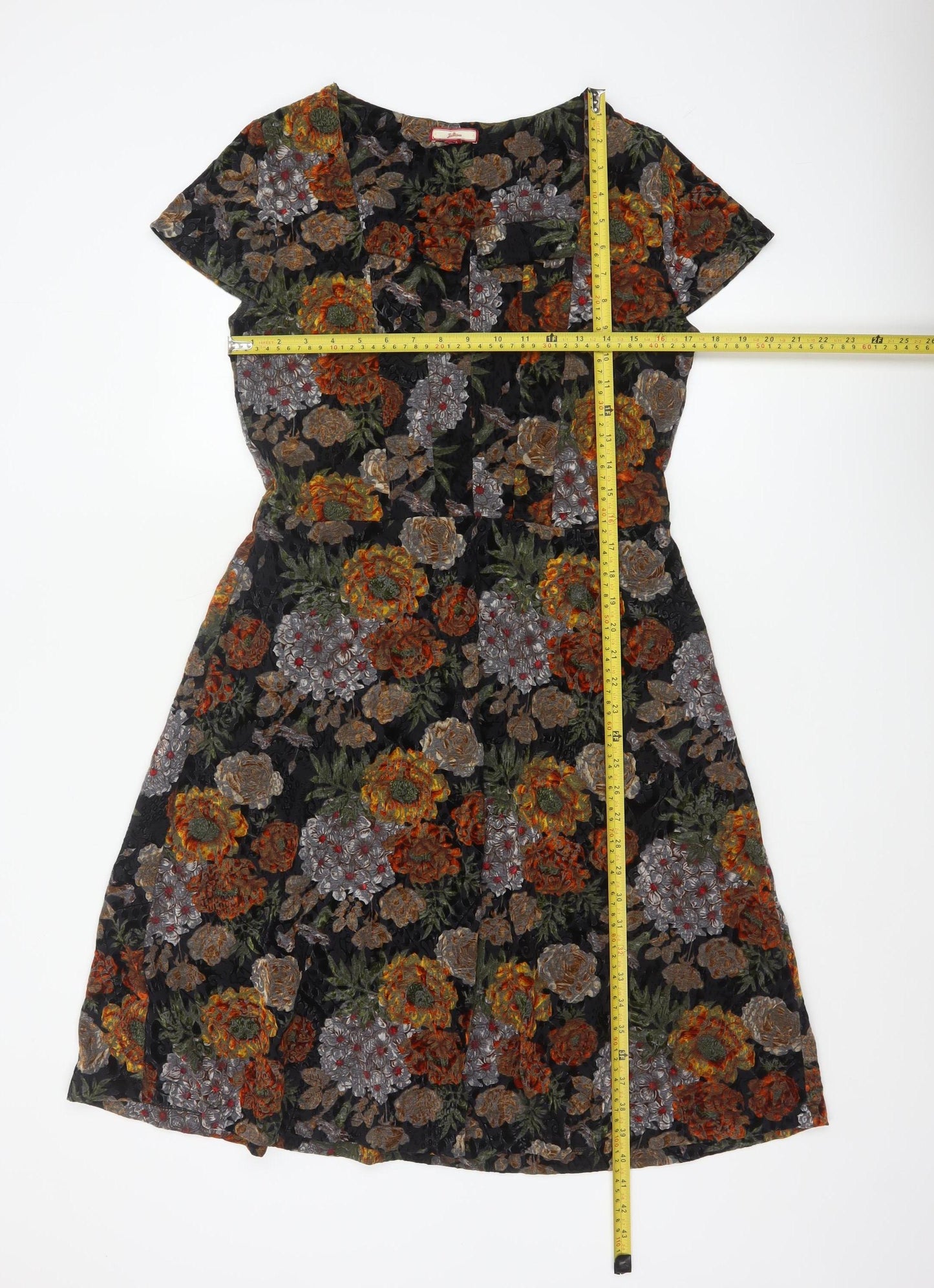 Joe Browns Women's Multicoloured Floral A-Line Dress Size 12