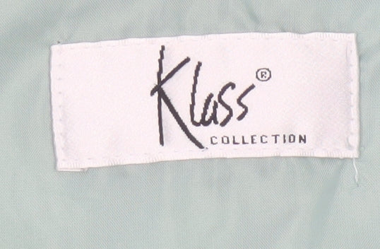 Klass Women’s Green Size 18 Button Basic Jacket