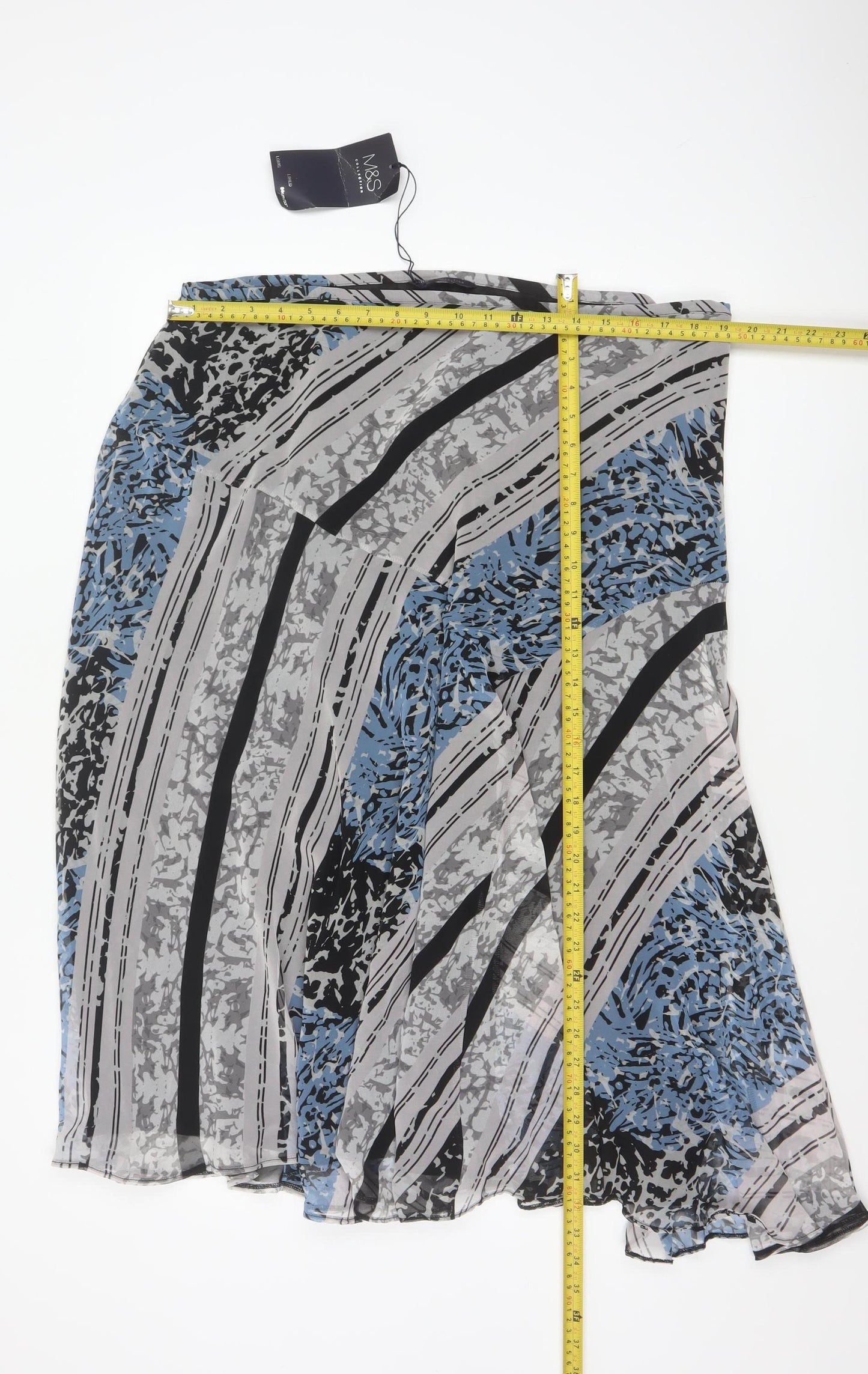 Marks and Spencer Women’s Multicoloured A-Line Midi Skirt Size 18