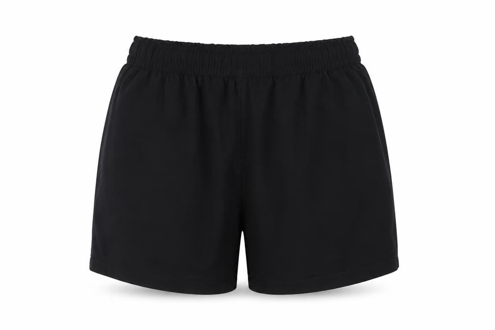 Dunnes Women Black L Lightweight Linen Blend Pull On Casual Shorts