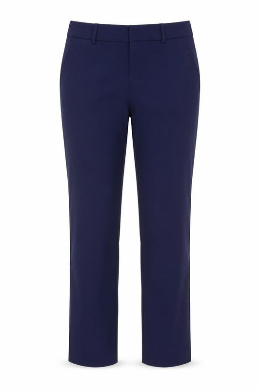 Mexx Women's Blue Slim Fit Chino Trousers Size 8 Regular