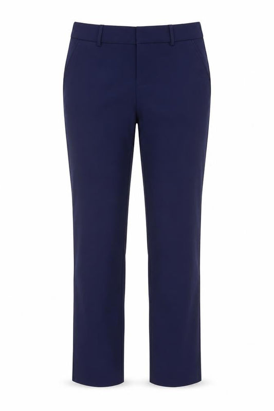 Mexx Women's Blue Slim Fit Chino Trousers Size 8 Regular