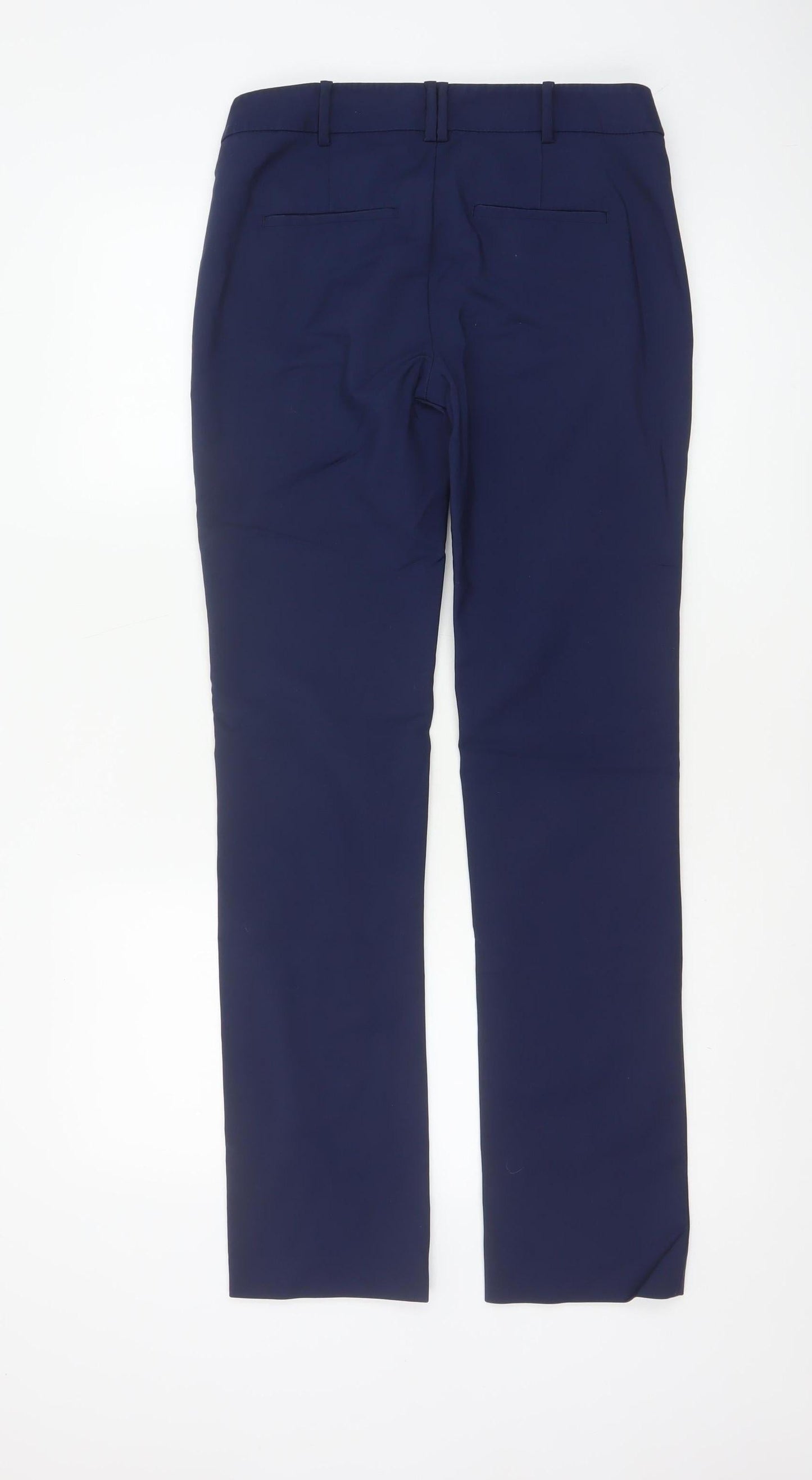 Mexx Women's Blue Slim Fit Chino Trousers Size 8 Regular
