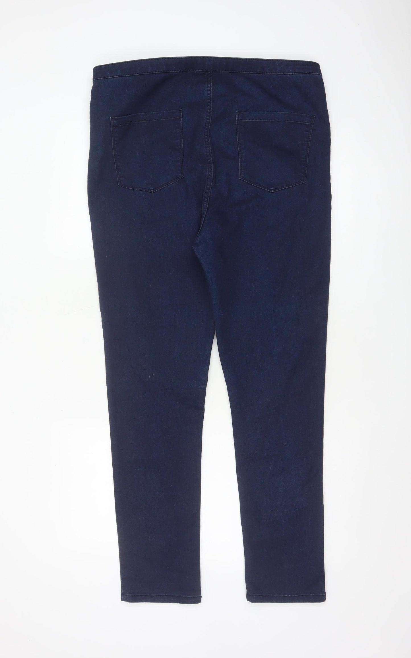 Denim Co. Women's Blue Mid Rise Skinny Stretch Jeans Size 18