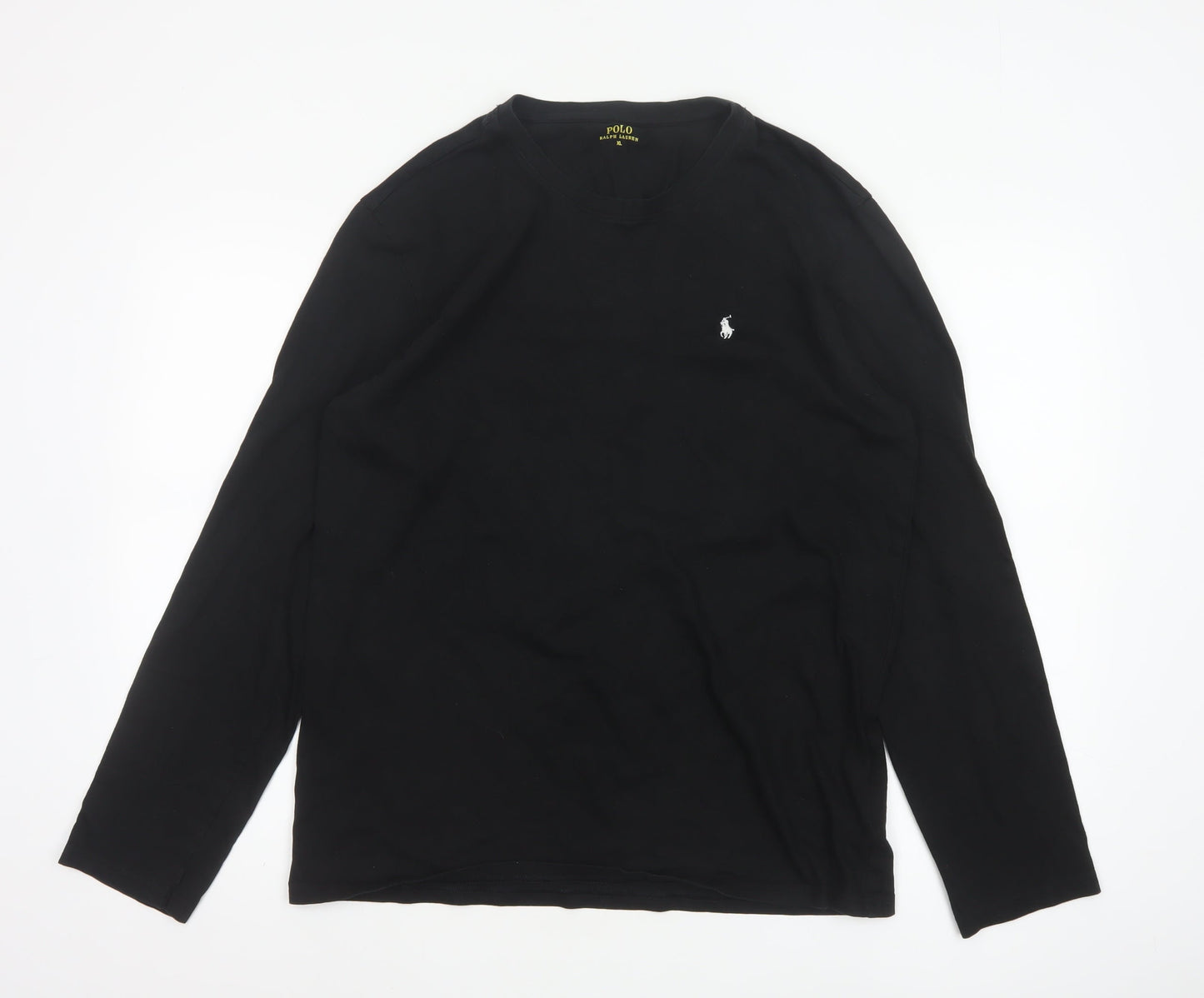 Ralph Lauren Men’s Black Long Sleeve Cotton Top XL