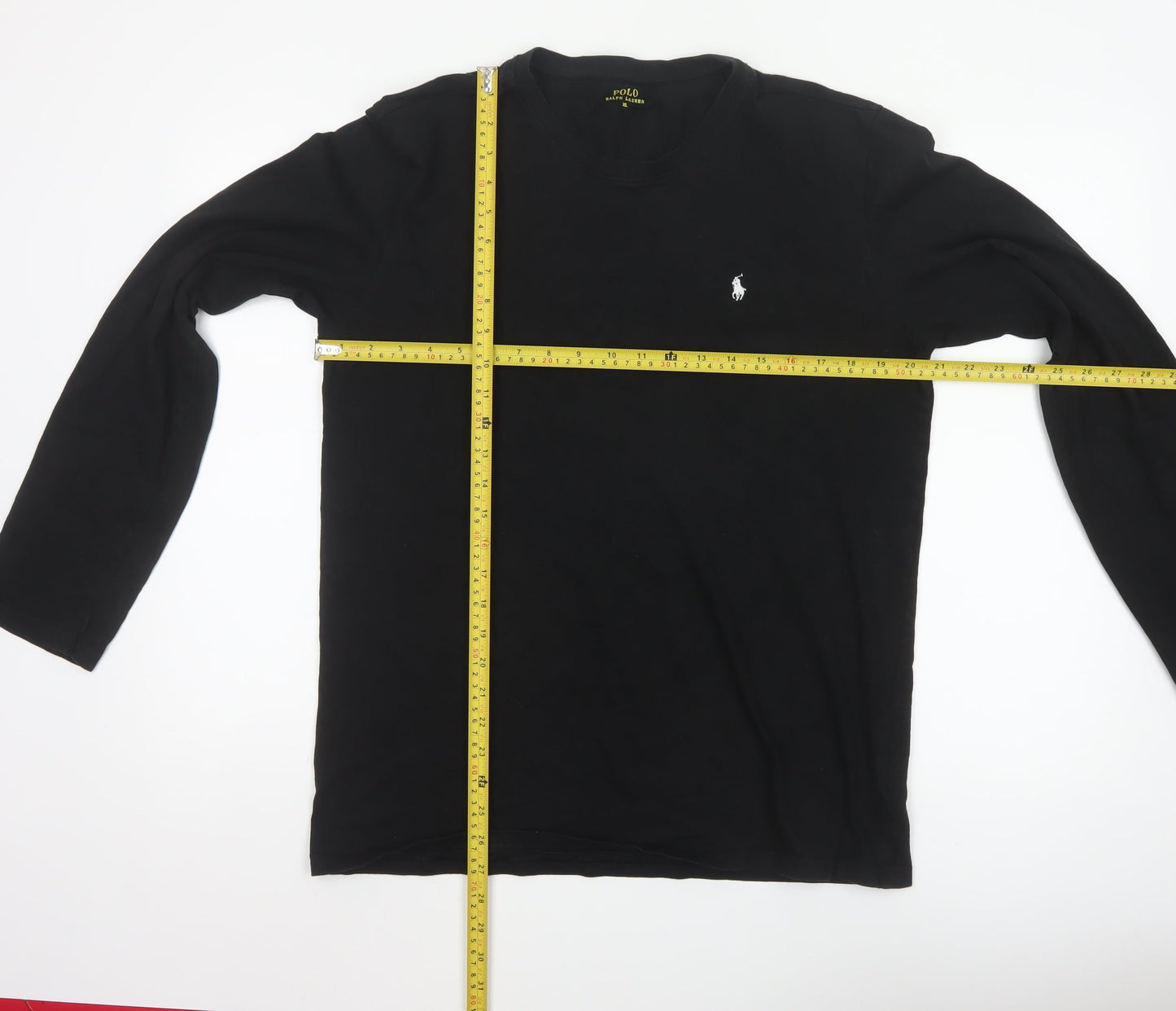 Ralph Lauren Men’s Black Long Sleeve Cotton Top XL