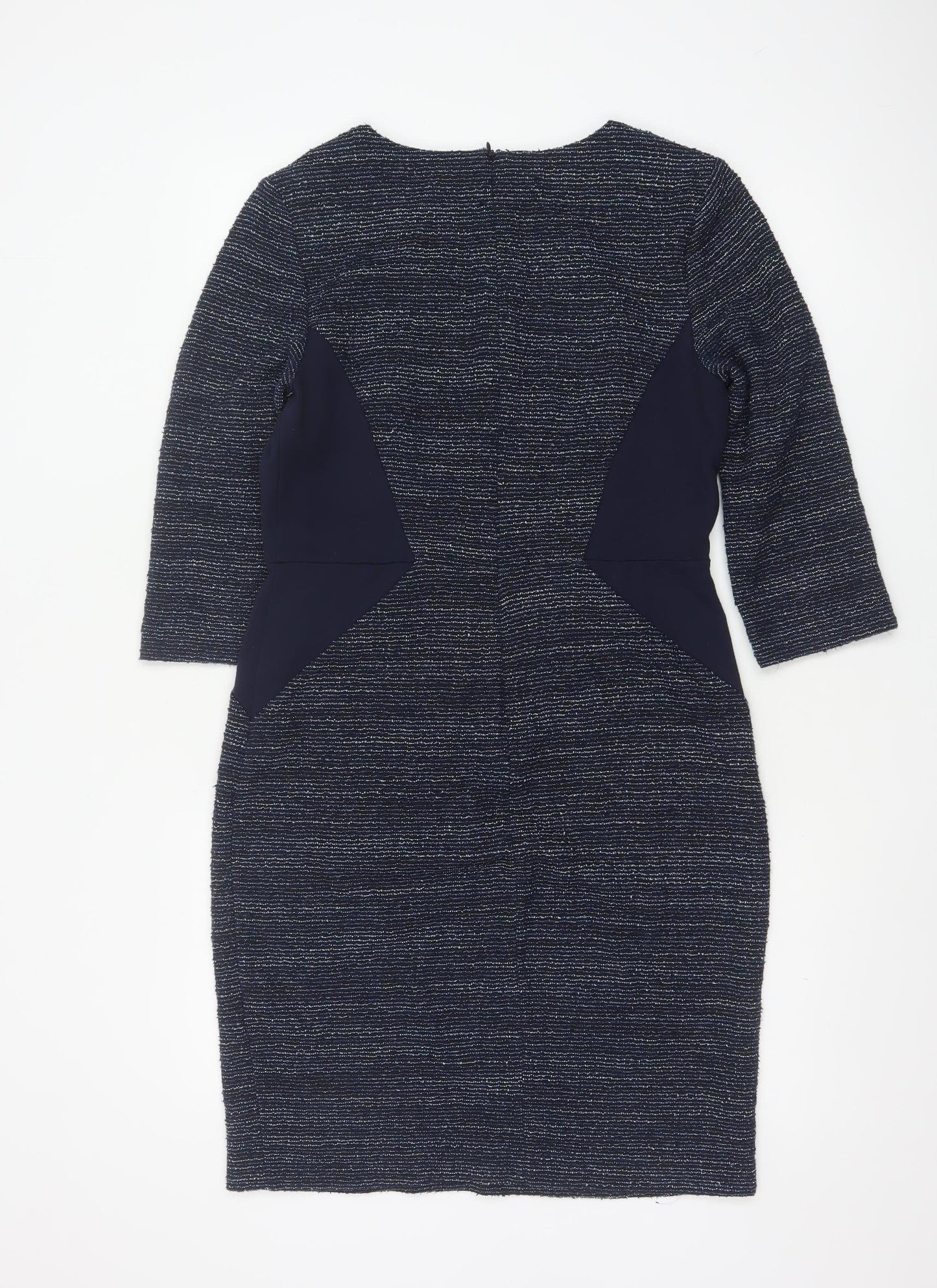 Phase Eight Women's Blue Knee Length Bodycon Dress Size 12