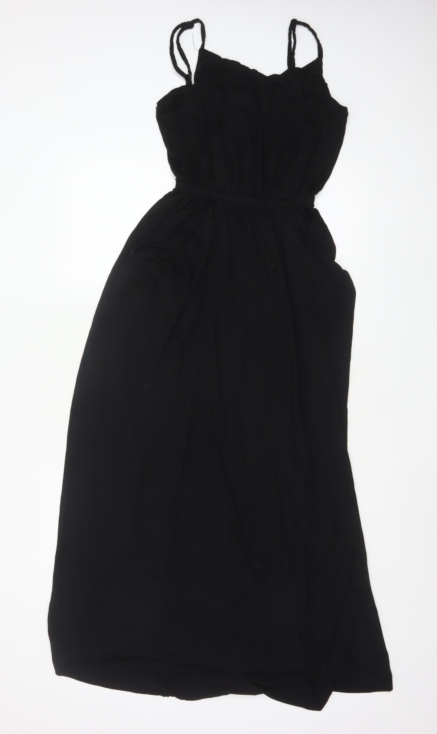 Gap Women’s Black Sleeveless Long Slip Dress XS Viscose