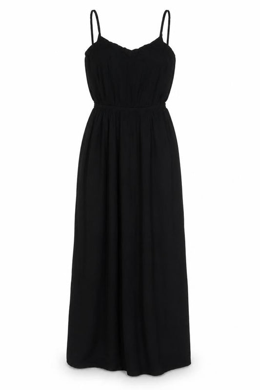Gap Women’s Black Sleeveless Long Slip Dress XS Viscose
