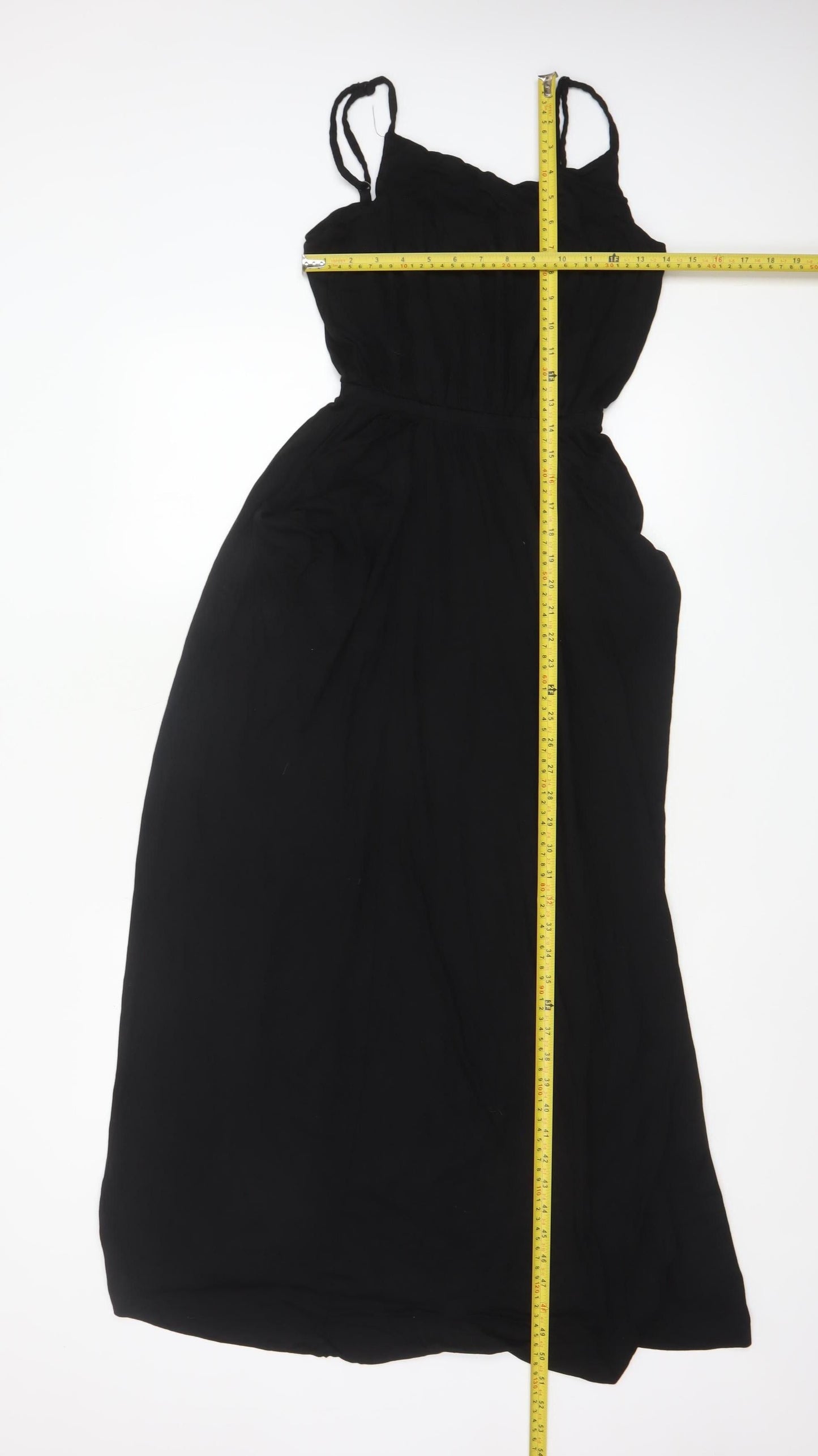 Gap Women’s Black Sleeveless Long Slip Dress XS Viscose
