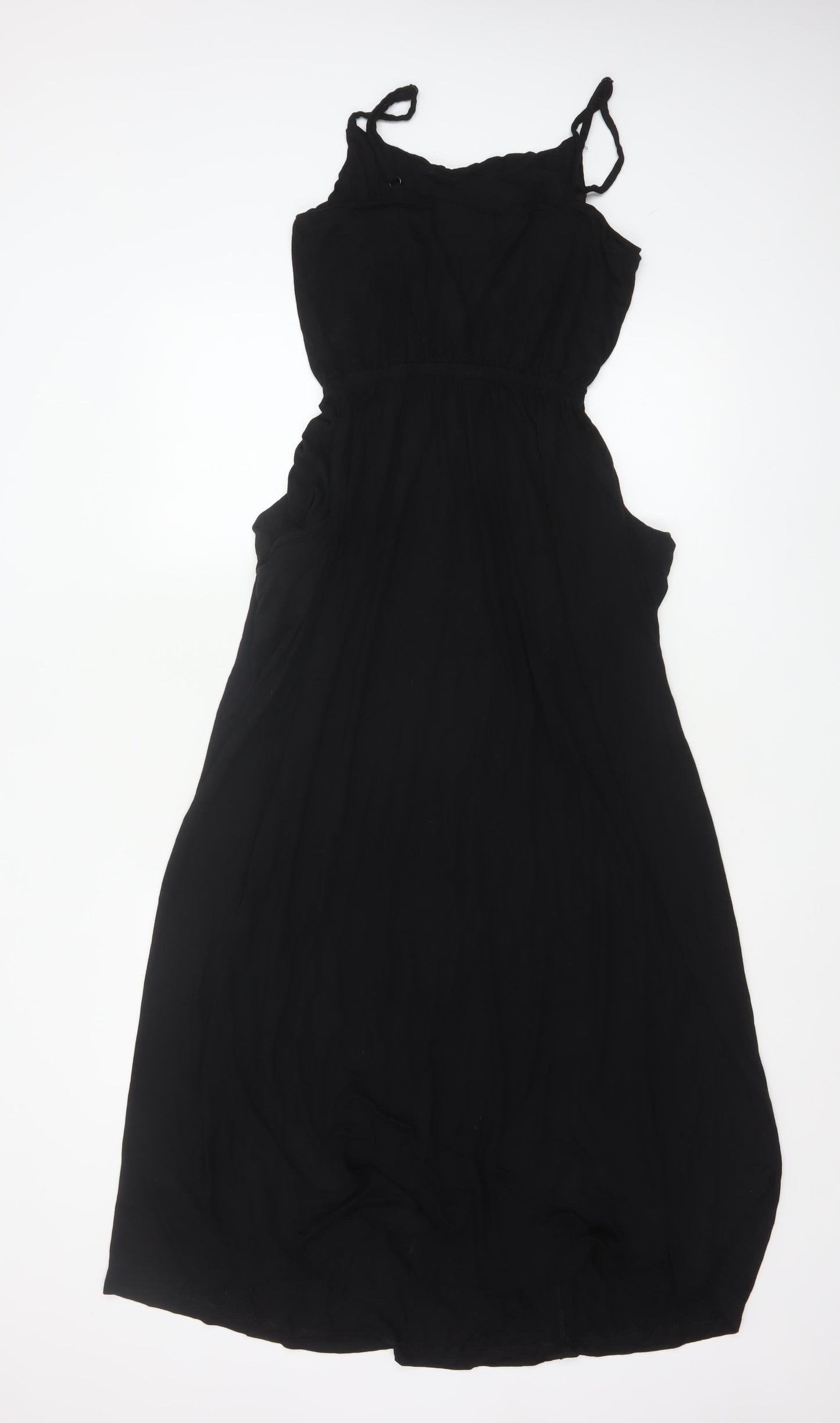 Gap Women’s Black Sleeveless Long Slip Dress XS Viscose