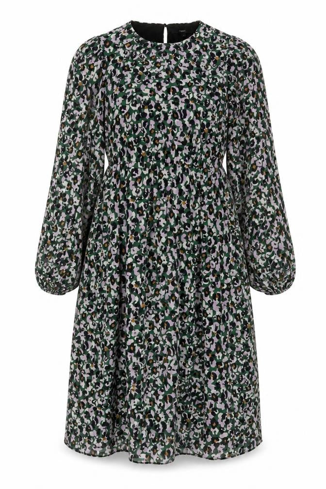 Next Women’s Multicoloured Animal Print Midi A-Line Dress Size 14