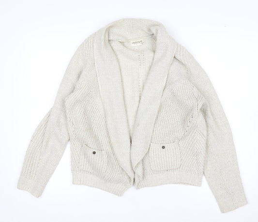 Marks and Spencer Women’s Grey Wool Blend Cardigan UK 14