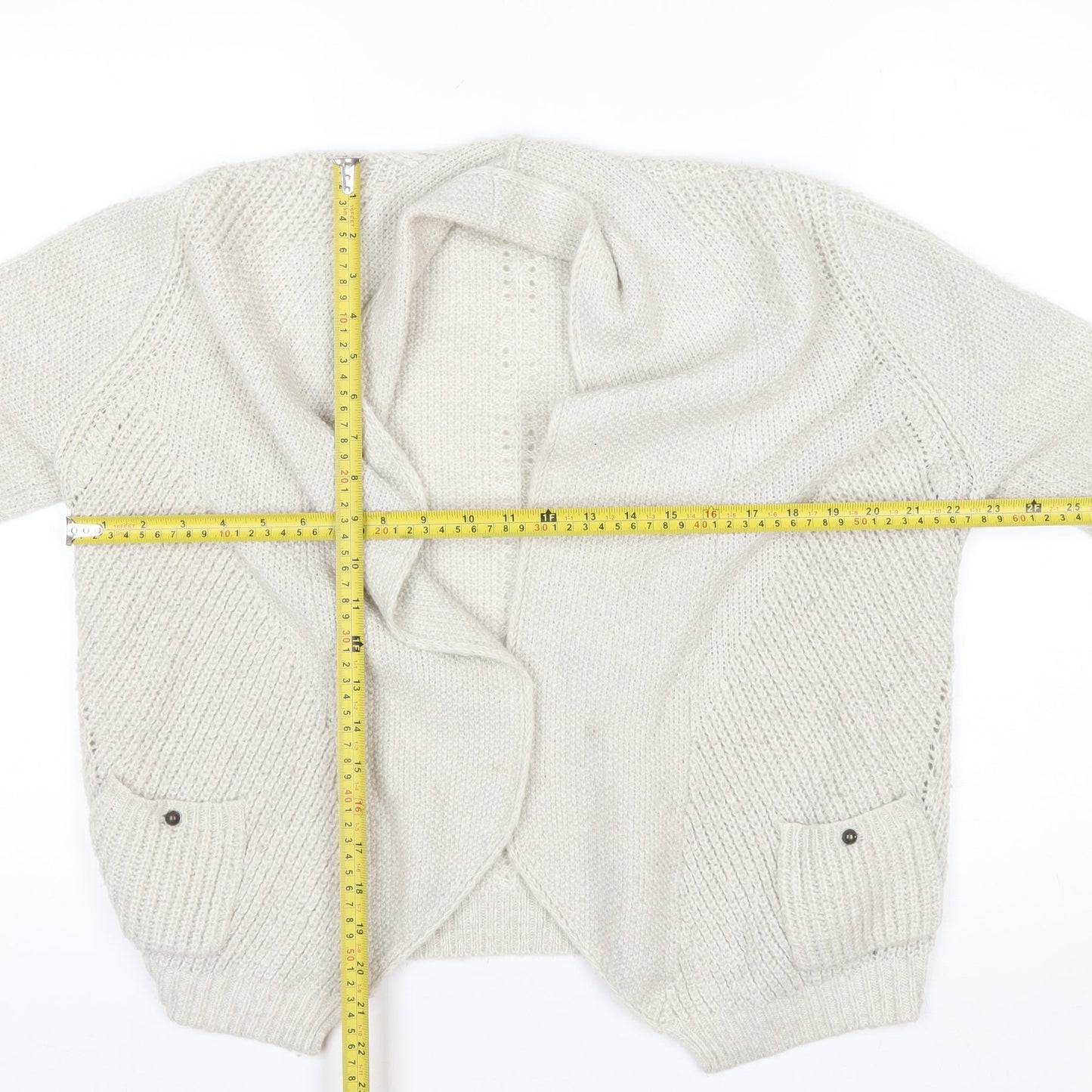 Marks and Spencer Women’s Grey Wool Blend Cardigan UK 14