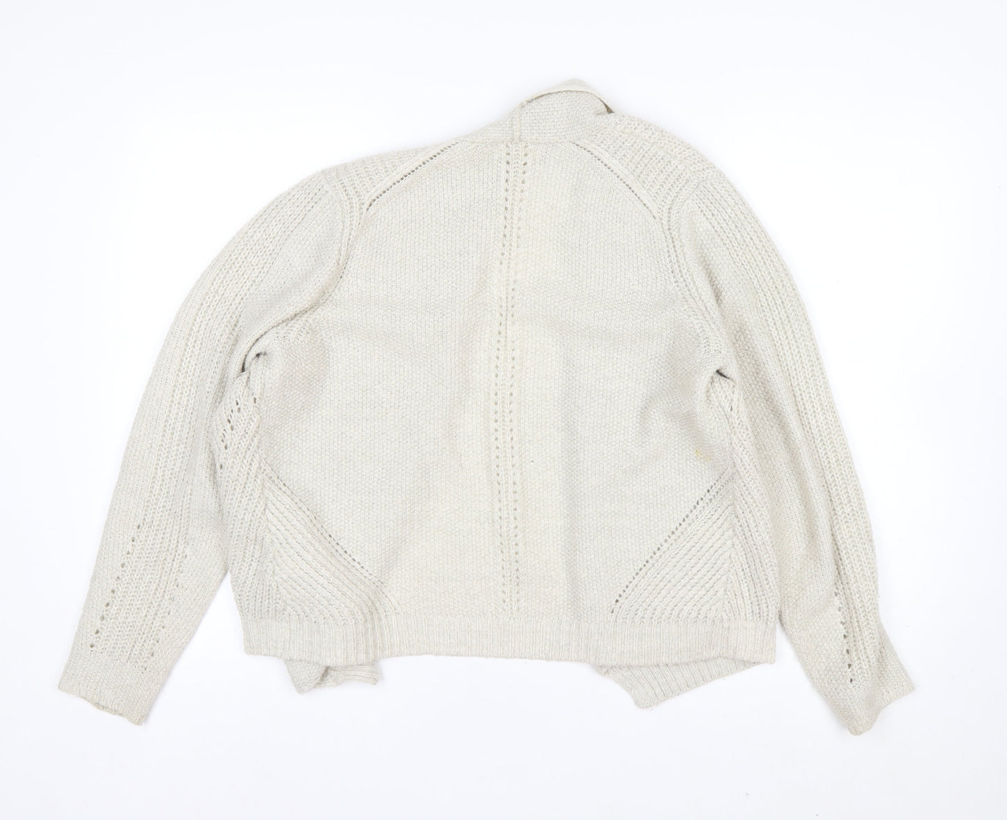 Marks and Spencer Women’s Grey Wool Blend Cardigan UK 14