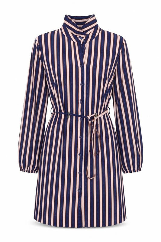 Miss Selfridge Women’s Multicoloured Striped Shirt Dress Size 8