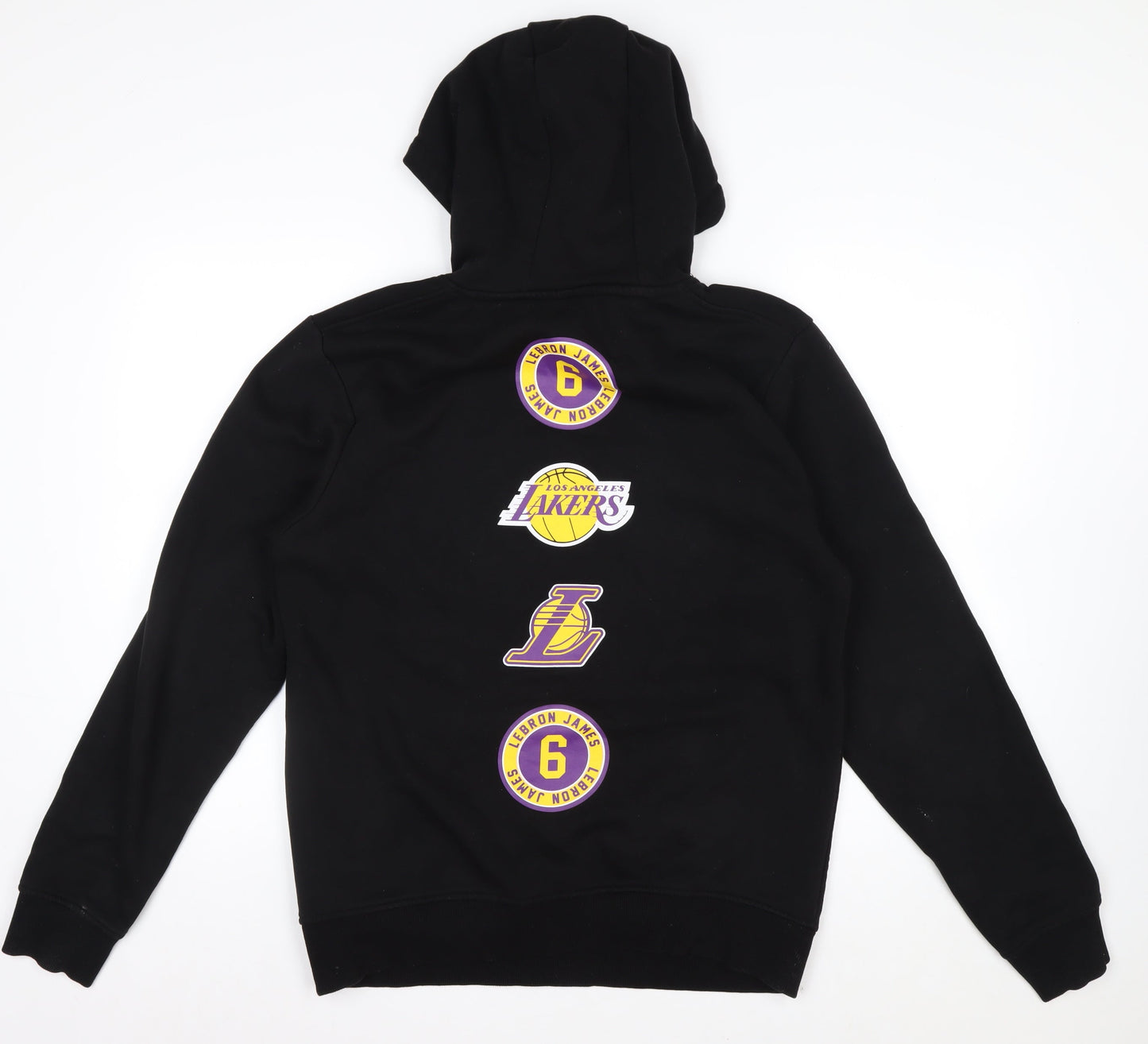 NBA Men’s Black Pullover Hoodie M Los Angeles Lakers LeBron James 6 Sweatshirt