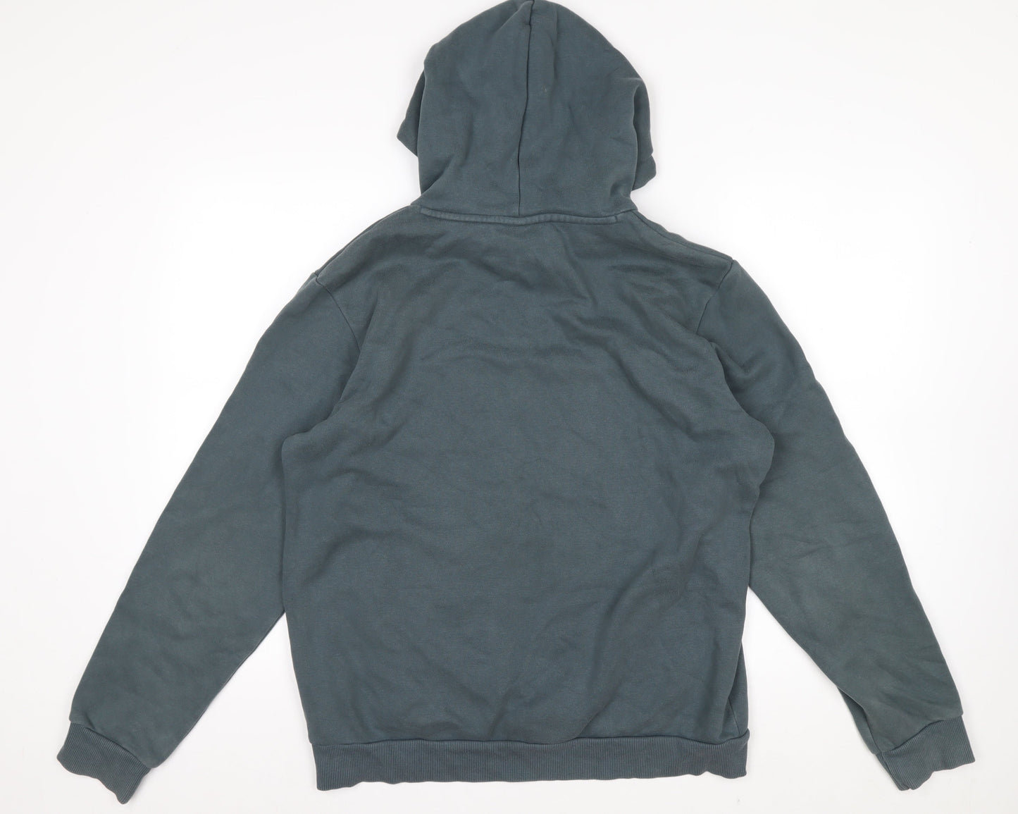 Puma Men's Green Pullover Hoodie M Hooded Logo Sweatshirt