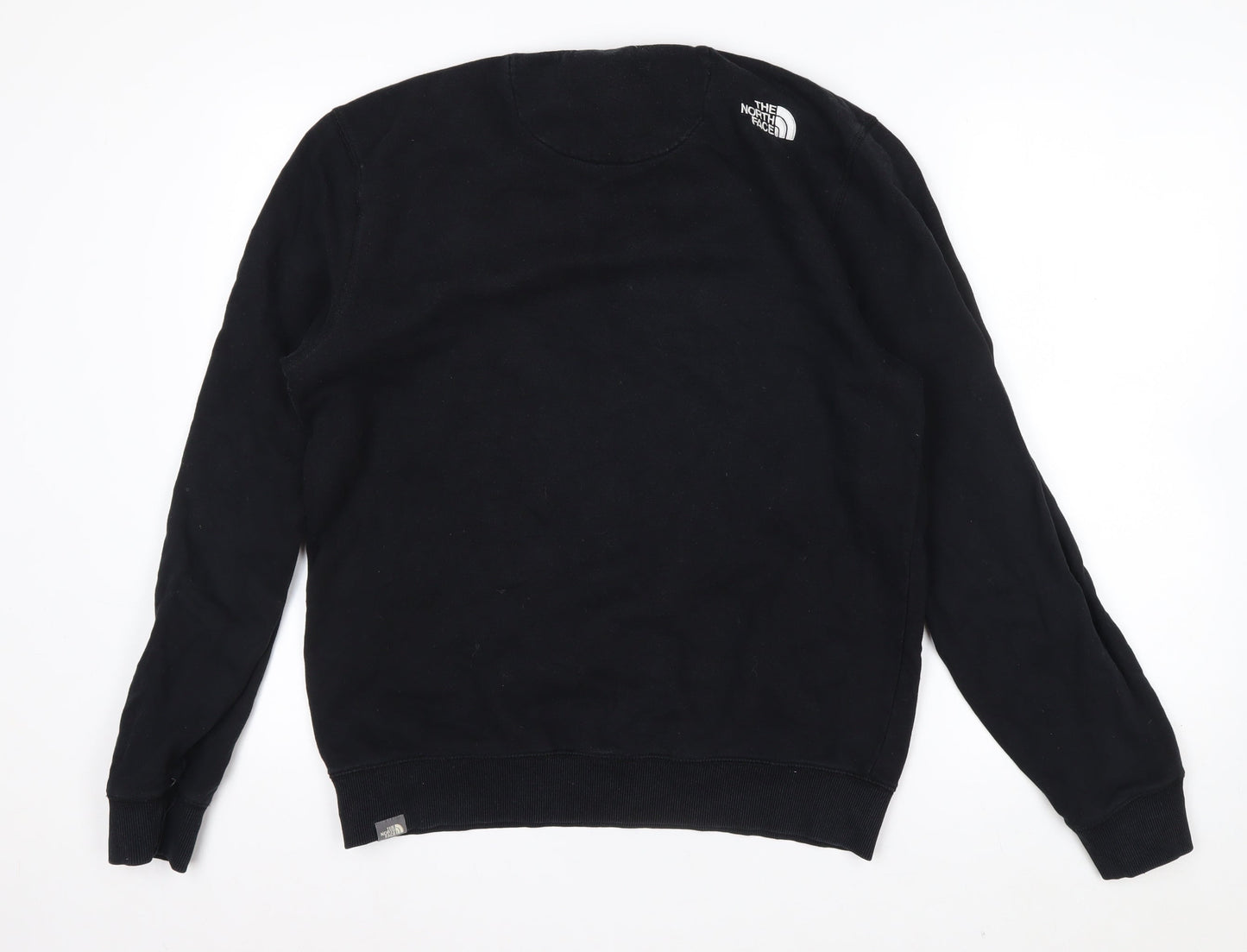 The North Face Men's Black Cotton Crew Neck Pullover Sweatshirt M
