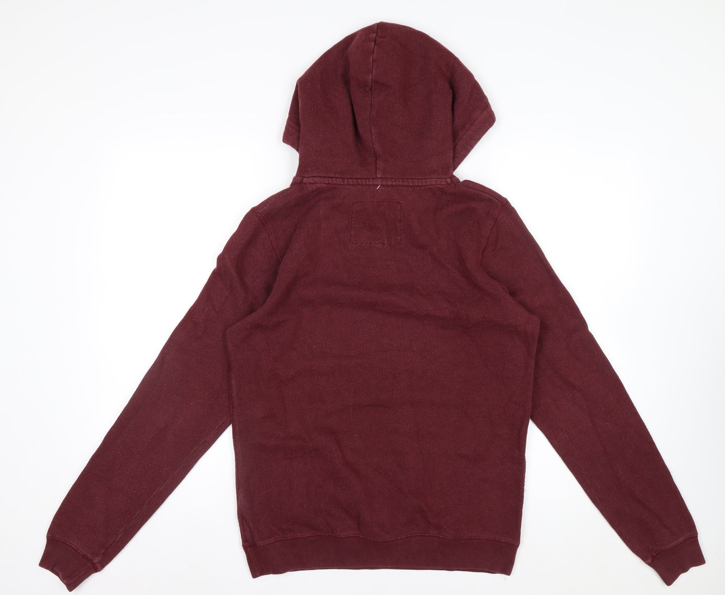 Jack Wills Men's Red Pullover Hoodie Size M Logo Hooded Sweatshirt
