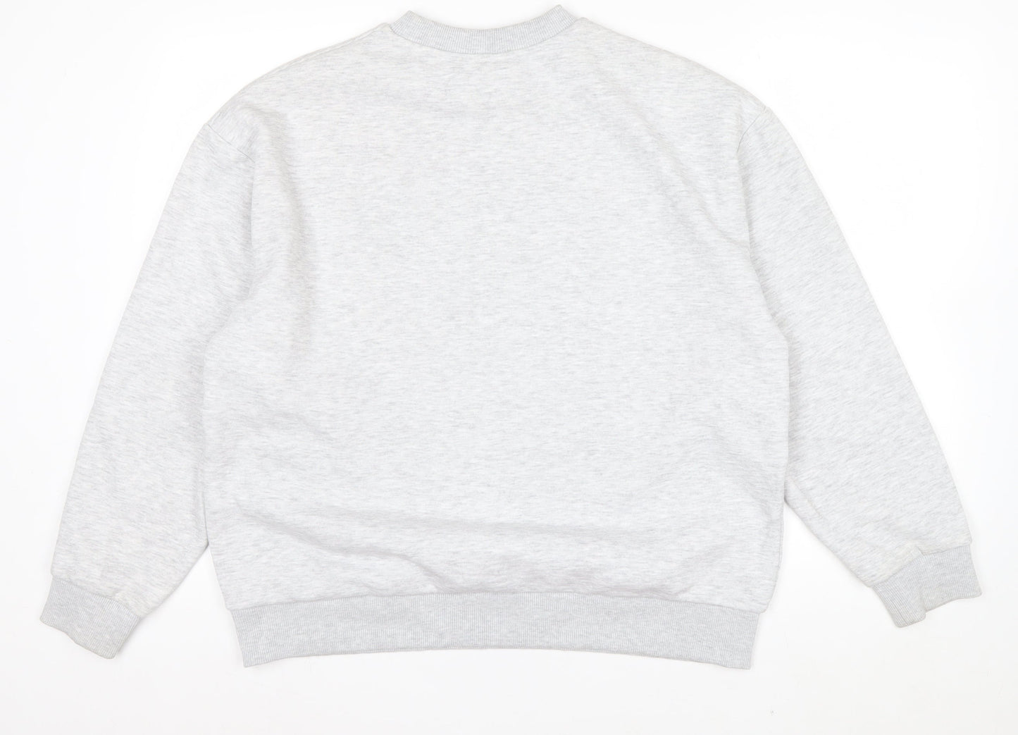 ASOS Design Women Grey Monaco 16 Pullover Sweatshirt Size S UK 8-10