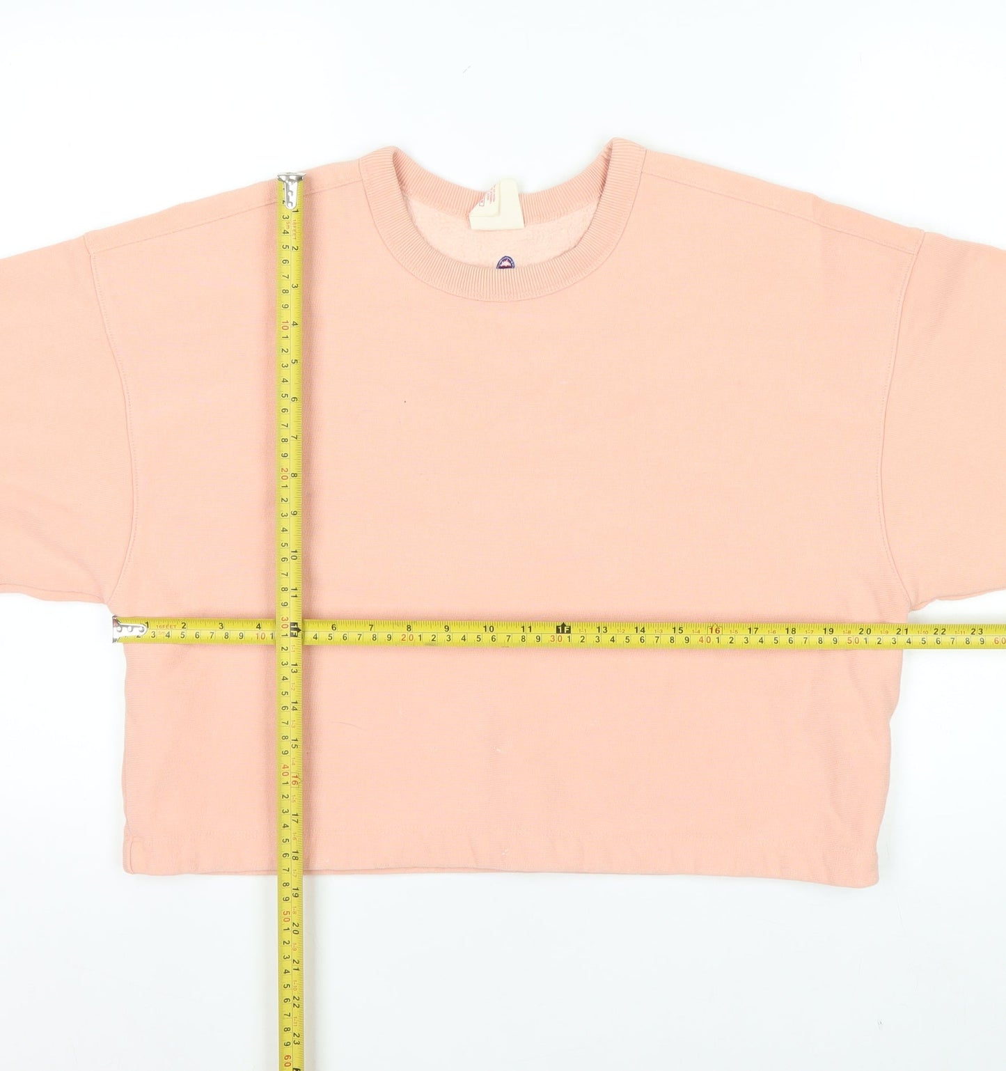 Champion Women's Pink Reverse Weave Sweatshirt Medium Crew Neck