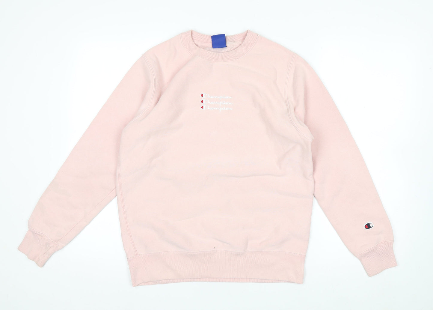 Champion Women's Pink Small Crew Neck Pullover Sweatshirt