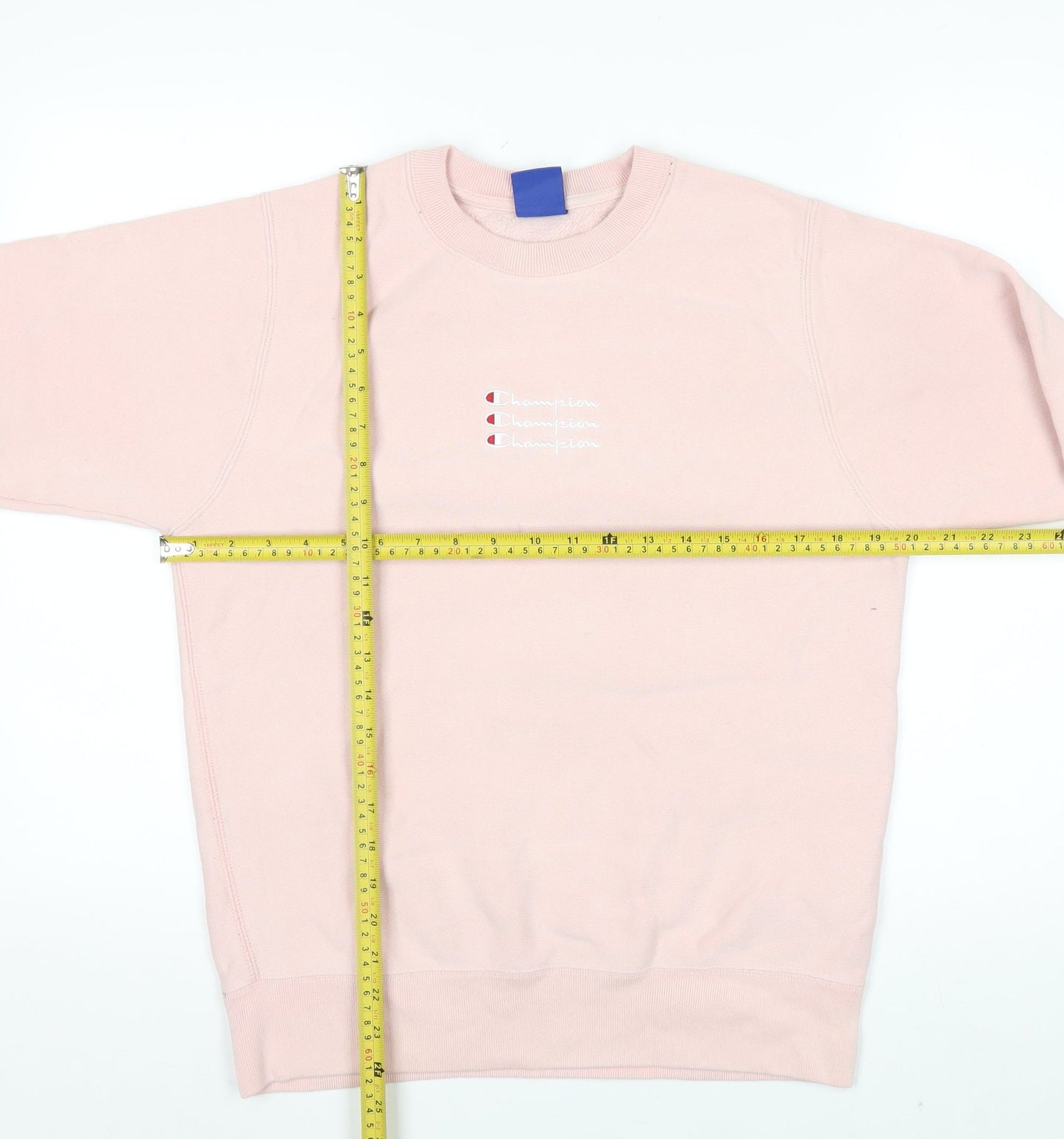 Champion Women's Pink Small Crew Neck Pullover Sweatshirt