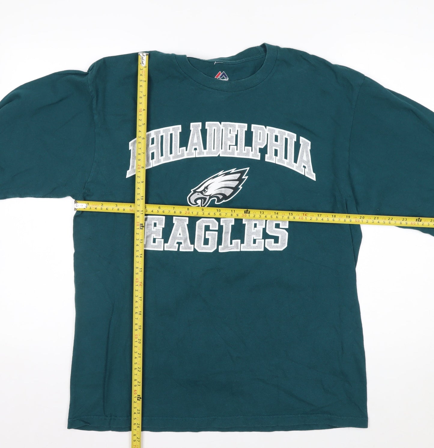 Majestic Men’s Green Philadelphia Eagles Long Sleeve Shirt L