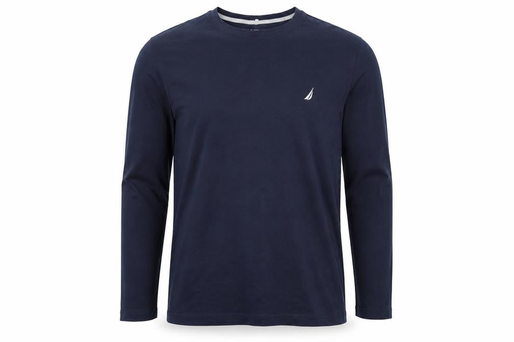 Nautica Men's Blue Long Sleeve Performance Tee Size M
