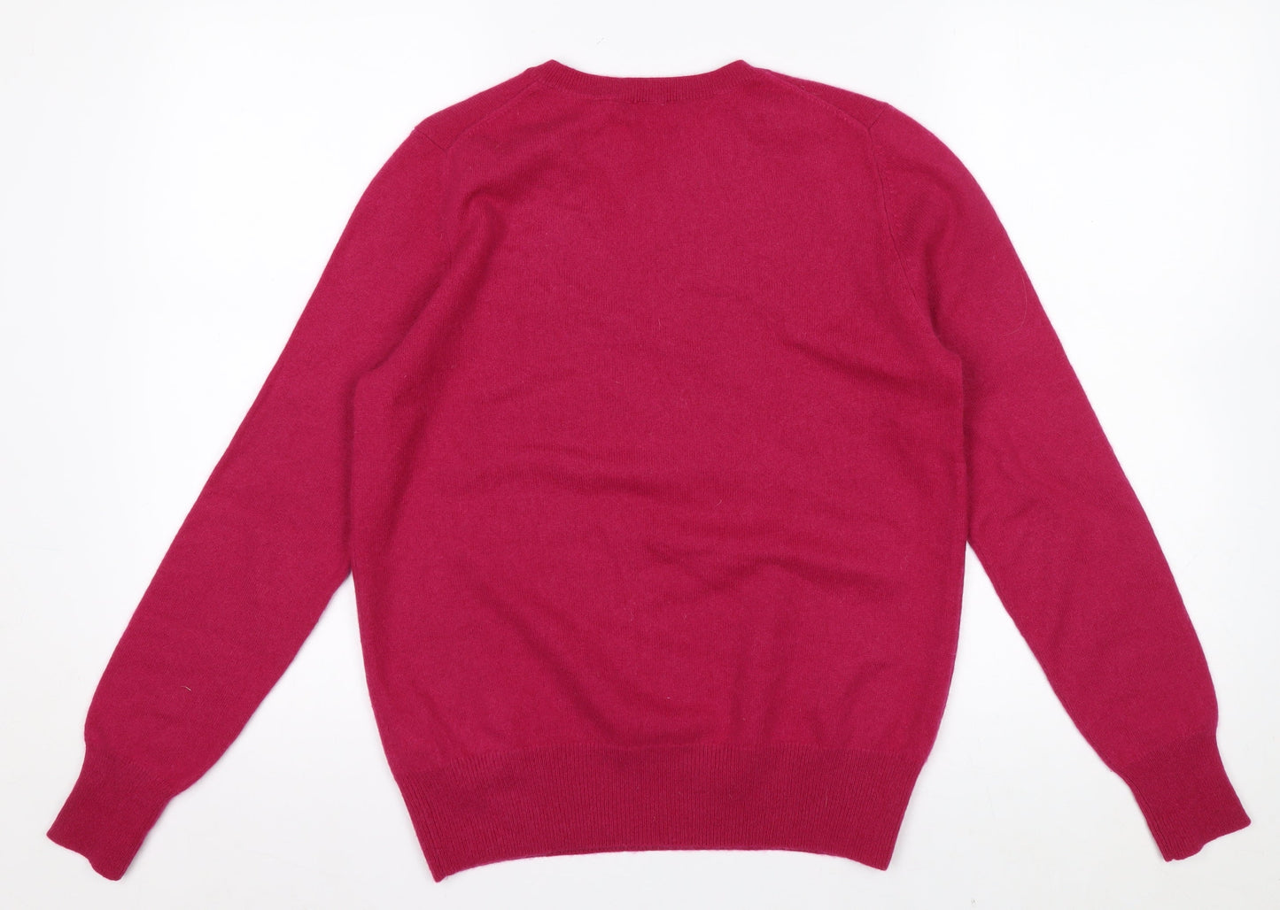 Marks and Spencer Women’s Pink Cashmere Crew Neck Jumper Size 10