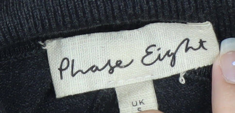 Phase Eight Women’s Grey Roll Neck Relaxed Knit Jumper Size S
